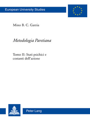 cover image of «Metodologia Paretiana»